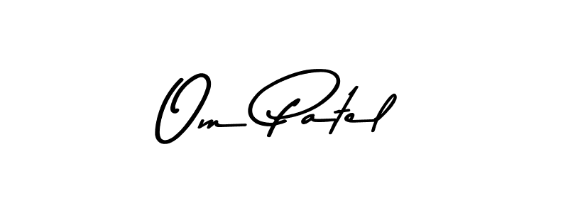 Om Patel stylish signature style. Best Handwritten Sign (Asem Kandis PERSONAL USE) for my name. Handwritten Signature Collection Ideas for my name Om Patel. Om Patel signature style 9 images and pictures png
