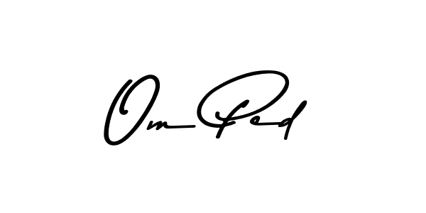 Similarly Asem Kandis PERSONAL USE is the best handwritten signature design. Signature creator online .You can use it as an online autograph creator for name Om Ped. Om Ped signature style 9 images and pictures png