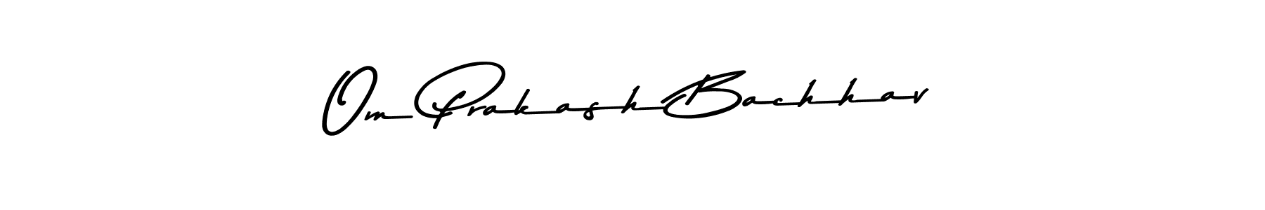 This is the best signature style for the Om Prakash Bachhav name. Also you like these signature font (Asem Kandis PERSONAL USE). Mix name signature. Om Prakash Bachhav signature style 9 images and pictures png