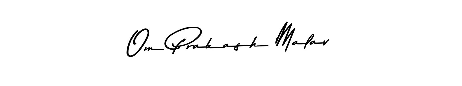 Design your own signature with our free online signature maker. With this signature software, you can create a handwritten (Asem Kandis PERSONAL USE) signature for name Om Prakash Malav. Om Prakash Malav signature style 9 images and pictures png