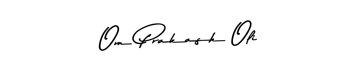 Make a beautiful signature design for name Om Prakash Oli. Use this online signature maker to create a handwritten signature for free. Om Prakash Oli signature style 9 images and pictures png