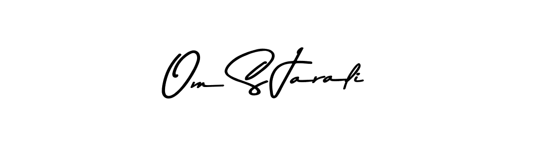 Asem Kandis PERSONAL USE is a professional signature style that is perfect for those who want to add a touch of class to their signature. It is also a great choice for those who want to make their signature more unique. Get Om S Jarali name to fancy signature for free. Om S Jarali signature style 9 images and pictures png