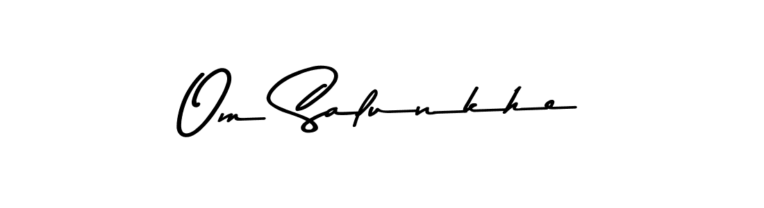 Once you've used our free online signature maker to create your best signature Asem Kandis PERSONAL USE style, it's time to enjoy all of the benefits that Om Salunkhe name signing documents. Om Salunkhe signature style 9 images and pictures png