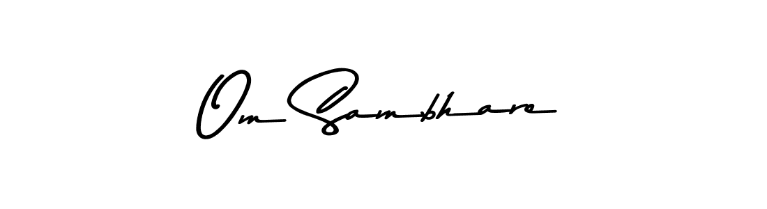 Make a beautiful signature design for name Om Sambhare. Use this online signature maker to create a handwritten signature for free. Om Sambhare signature style 9 images and pictures png