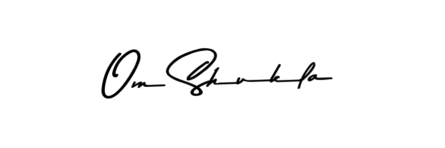 Asem Kandis PERSONAL USE is a professional signature style that is perfect for those who want to add a touch of class to their signature. It is also a great choice for those who want to make their signature more unique. Get Om Shukla name to fancy signature for free. Om Shukla signature style 9 images and pictures png