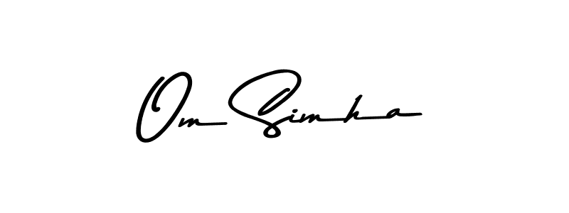 Make a short Om Simha signature style. Manage your documents anywhere anytime using Asem Kandis PERSONAL USE. Create and add eSignatures, submit forms, share and send files easily. Om Simha signature style 9 images and pictures png