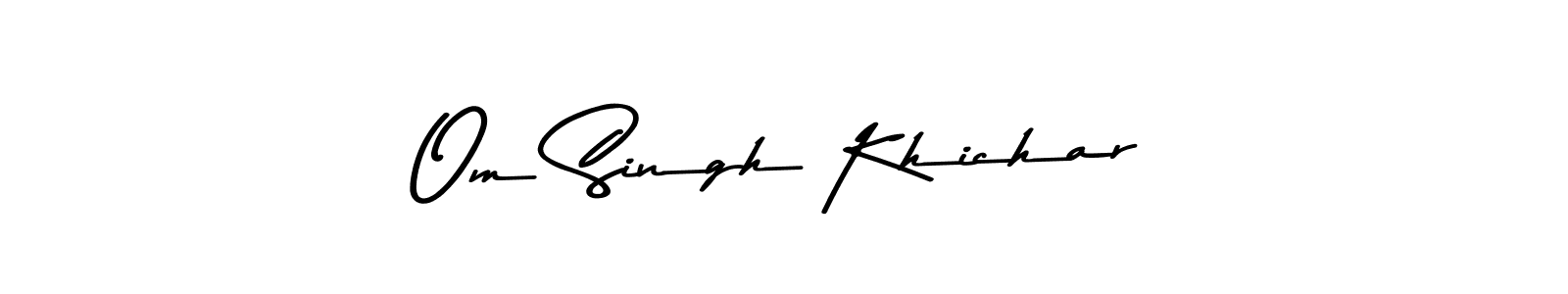 Once you've used our free online signature maker to create your best signature Asem Kandis PERSONAL USE style, it's time to enjoy all of the benefits that Om Singh Khichar name signing documents. Om Singh Khichar signature style 9 images and pictures png