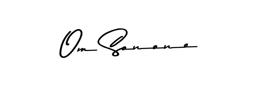 Use a signature maker to create a handwritten signature online. With this signature software, you can design (Asem Kandis PERSONAL USE) your own signature for name Om Sonone. Om Sonone signature style 9 images and pictures png