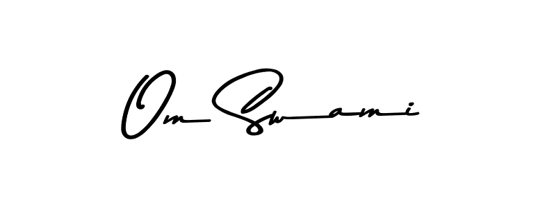 Om Swami stylish signature style. Best Handwritten Sign (Asem Kandis PERSONAL USE) for my name. Handwritten Signature Collection Ideas for my name Om Swami. Om Swami signature style 9 images and pictures png