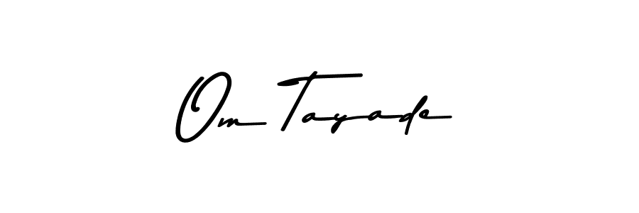 Use a signature maker to create a handwritten signature online. With this signature software, you can design (Asem Kandis PERSONAL USE) your own signature for name Om Tayade. Om Tayade signature style 9 images and pictures png