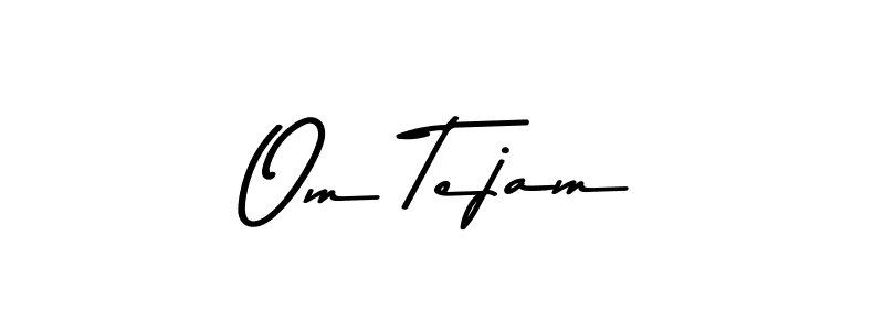 This is the best signature style for the Om Tejam name. Also you like these signature font (Asem Kandis PERSONAL USE). Mix name signature. Om Tejam signature style 9 images and pictures png