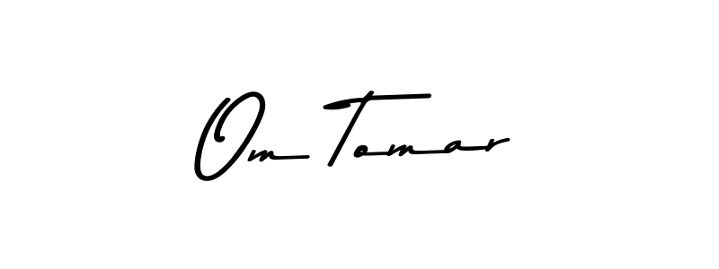 Om Tomar stylish signature style. Best Handwritten Sign (Asem Kandis PERSONAL USE) for my name. Handwritten Signature Collection Ideas for my name Om Tomar. Om Tomar signature style 9 images and pictures png