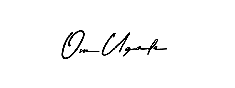 Make a beautiful signature design for name Om Ugale. Use this online signature maker to create a handwritten signature for free. Om Ugale signature style 9 images and pictures png