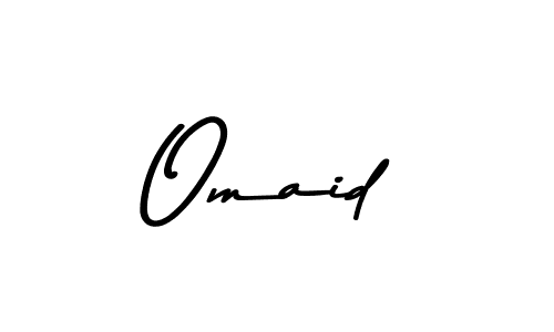 How to make Omaid name signature. Use Asem Kandis PERSONAL USE style for creating short signs online. This is the latest handwritten sign. Omaid signature style 9 images and pictures png