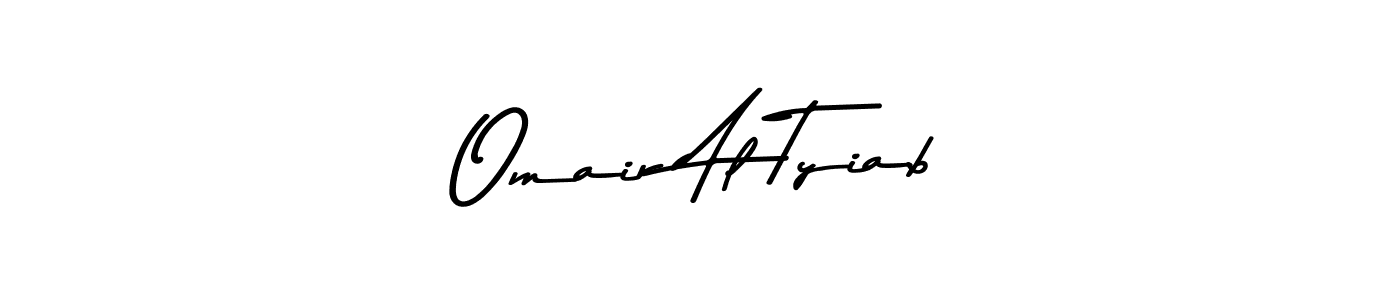 Make a beautiful signature design for name Omair Al Tyiab. With this signature (Asem Kandis PERSONAL USE) style, you can create a handwritten signature for free. Omair Al Tyiab signature style 9 images and pictures png
