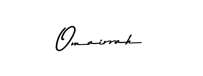 Design your own signature with our free online signature maker. With this signature software, you can create a handwritten (Asem Kandis PERSONAL USE) signature for name Omairrah. Omairrah signature style 9 images and pictures png