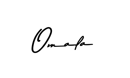 Omala stylish signature style. Best Handwritten Sign (Asem Kandis PERSONAL USE) for my name. Handwritten Signature Collection Ideas for my name Omala. Omala signature style 9 images and pictures png