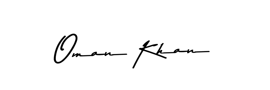 Create a beautiful signature design for name Oman Khan. With this signature (Asem Kandis PERSONAL USE) fonts, you can make a handwritten signature for free. Oman Khan signature style 9 images and pictures png