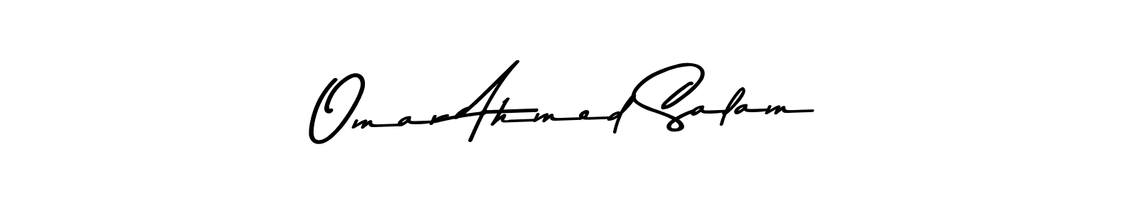 You should practise on your own different ways (Asem Kandis PERSONAL USE) to write your name (Omar Ahmed Salam) in signature. don't let someone else do it for you. Omar Ahmed Salam signature style 9 images and pictures png