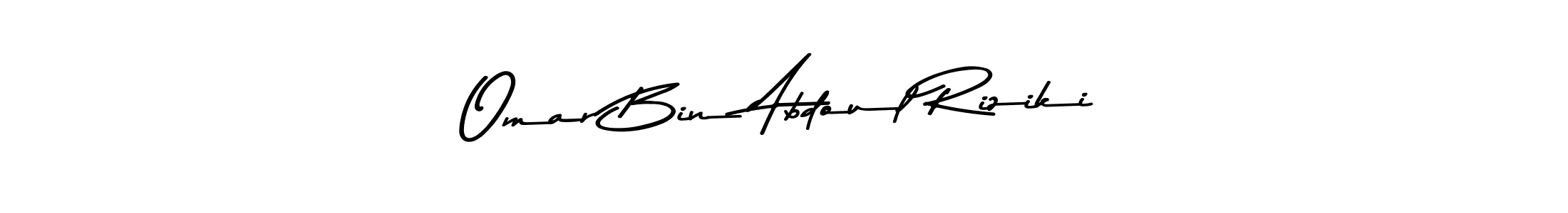 Use a signature maker to create a handwritten signature online. With this signature software, you can design (Asem Kandis PERSONAL USE) your own signature for name Omar Bin Abdoul Riziki. Omar Bin Abdoul Riziki signature style 9 images and pictures png