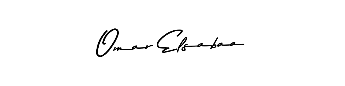 Omar Elsabaa stylish signature style. Best Handwritten Sign (Asem Kandis PERSONAL USE) for my name. Handwritten Signature Collection Ideas for my name Omar Elsabaa. Omar Elsabaa signature style 9 images and pictures png
