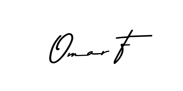 Also we have Omar F name is the best signature style. Create professional handwritten signature collection using Asem Kandis PERSONAL USE autograph style. Omar F signature style 9 images and pictures png