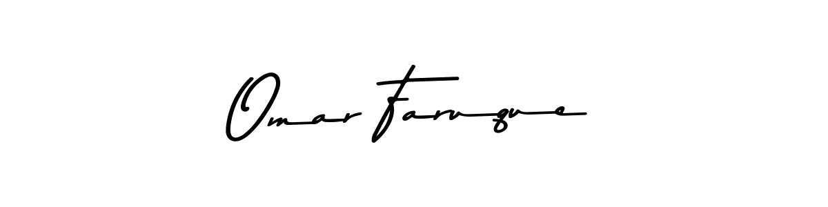 Create a beautiful signature design for name Omar Faruque. With this signature (Asem Kandis PERSONAL USE) fonts, you can make a handwritten signature for free. Omar Faruque signature style 9 images and pictures png
