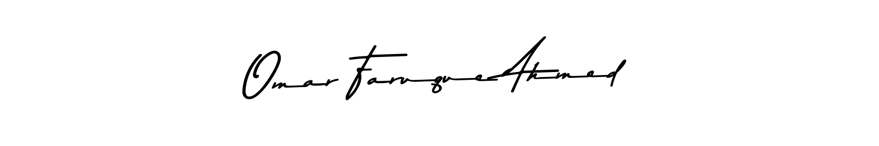 Create a beautiful signature design for name Omar Faruque Ahmed. With this signature (Asem Kandis PERSONAL USE) fonts, you can make a handwritten signature for free. Omar Faruque Ahmed signature style 9 images and pictures png