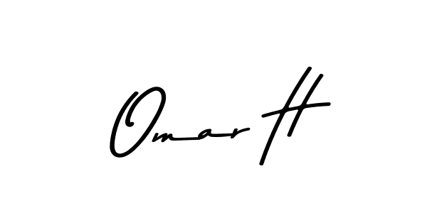 You should practise on your own different ways (Asem Kandis PERSONAL USE) to write your name (Omar H) in signature. don't let someone else do it for you. Omar H signature style 9 images and pictures png
