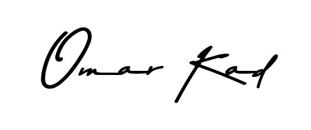 Stand out with a creative autograph for Omar Kad. The Asem Kandis PERSONAL USE styling blends modern aesthetics with classic signature flourishes. Omar Kad signature style 9 images and pictures png