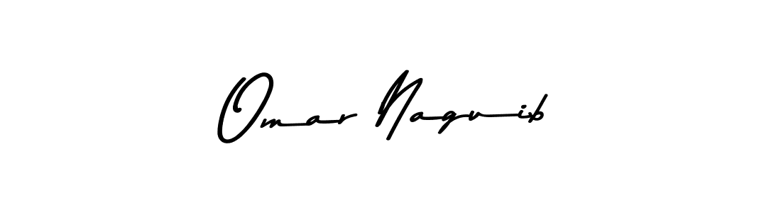 Make a beautiful signature design for name Omar Naguib. With this signature (Asem Kandis PERSONAL USE) style, you can create a handwritten signature for free. Omar Naguib signature style 9 images and pictures png