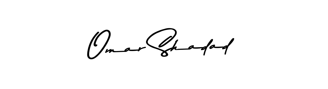 Design your own signature with our free online signature maker. With this signature software, you can create a handwritten (Asem Kandis PERSONAL USE) signature for name Omar Shadad. Omar Shadad signature style 9 images and pictures png