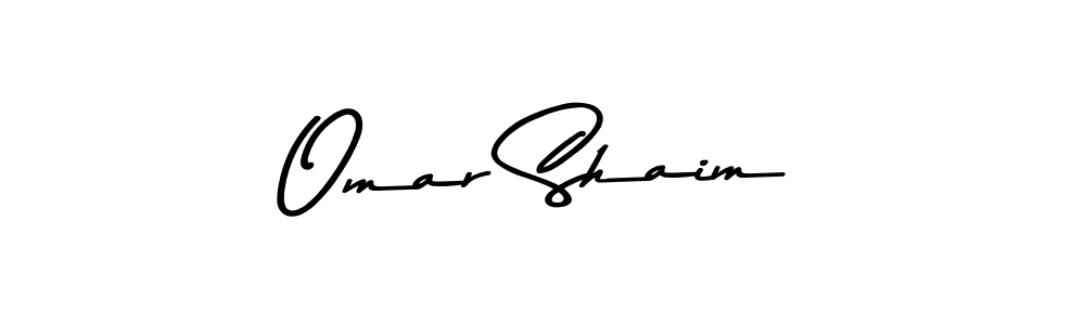 Use a signature maker to create a handwritten signature online. With this signature software, you can design (Asem Kandis PERSONAL USE) your own signature for name Omar Shaim. Omar Shaim signature style 9 images and pictures png