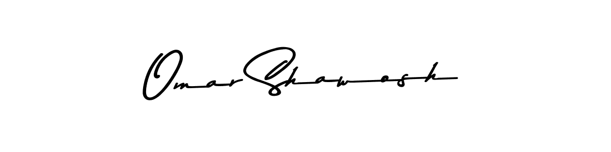 Use a signature maker to create a handwritten signature online. With this signature software, you can design (Asem Kandis PERSONAL USE) your own signature for name Omar Shawosh. Omar Shawosh signature style 9 images and pictures png