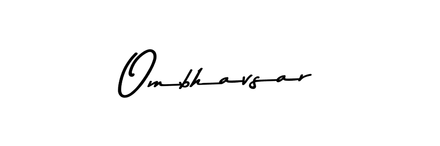 Make a beautiful signature design for name Ombhavsar. Use this online signature maker to create a handwritten signature for free. Ombhavsar signature style 9 images and pictures png