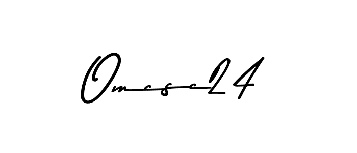 Also we have Omcsc24 name is the best signature style. Create professional handwritten signature collection using Asem Kandis PERSONAL USE autograph style. Omcsc24 signature style 9 images and pictures png