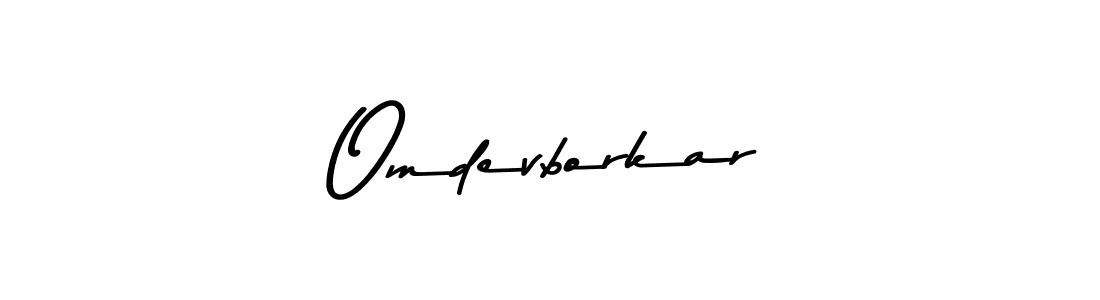 Here are the top 10 professional signature styles for the name Omdevborkar. These are the best autograph styles you can use for your name. Omdevborkar signature style 9 images and pictures png