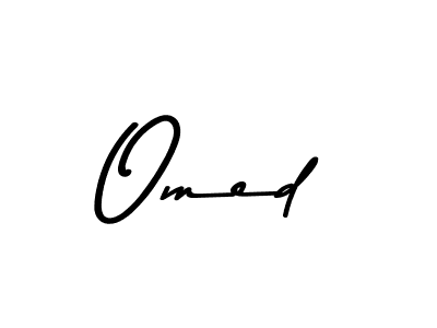 Make a beautiful signature design for name Omed. With this signature (Asem Kandis PERSONAL USE) style, you can create a handwritten signature for free. Omed signature style 9 images and pictures png