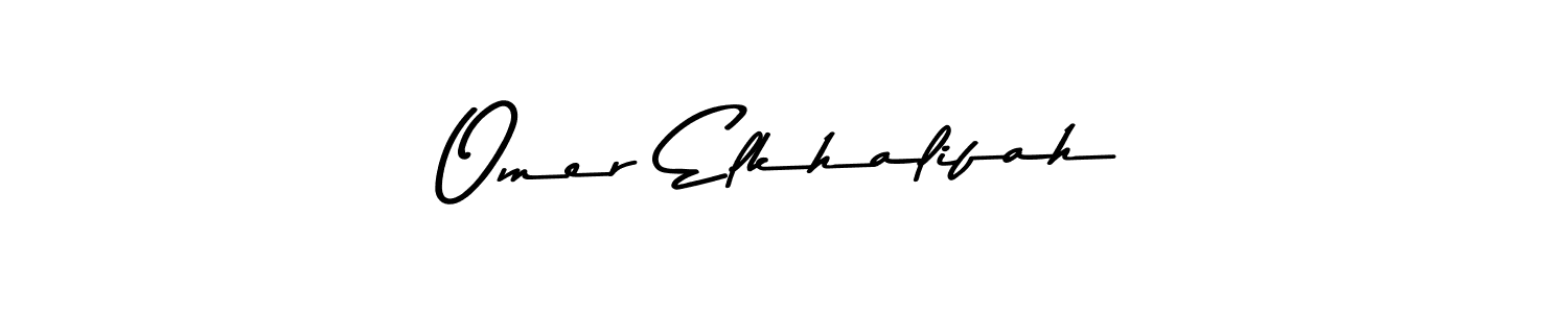 You should practise on your own different ways (Asem Kandis PERSONAL USE) to write your name (Omer Elkhalifah) in signature. don't let someone else do it for you. Omer Elkhalifah signature style 9 images and pictures png