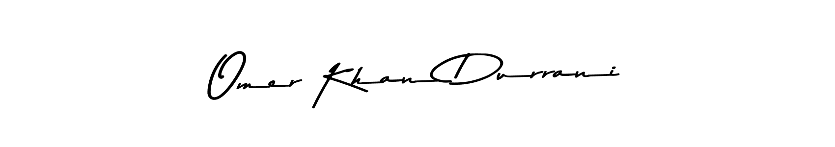 Design your own signature with our free online signature maker. With this signature software, you can create a handwritten (Asem Kandis PERSONAL USE) signature for name Omer Khan Durrani. Omer Khan Durrani signature style 9 images and pictures png