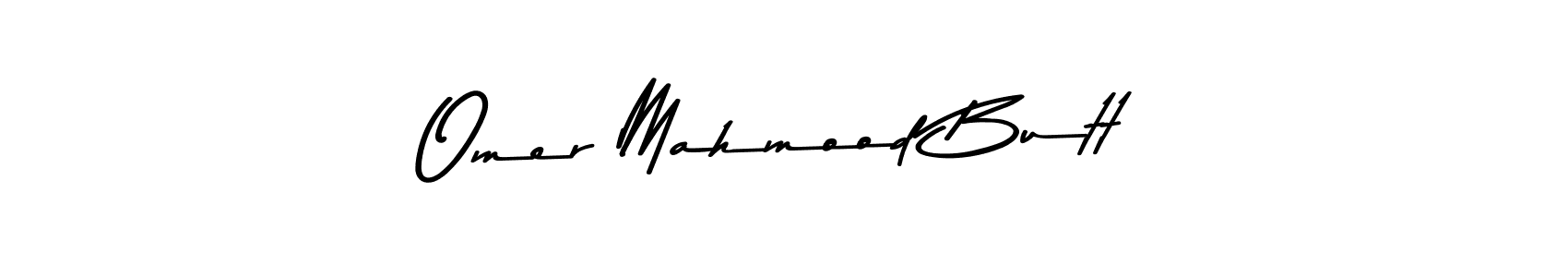 Make a beautiful signature design for name Omer Mahmood Butt. With this signature (Asem Kandis PERSONAL USE) style, you can create a handwritten signature for free. Omer Mahmood Butt signature style 9 images and pictures png