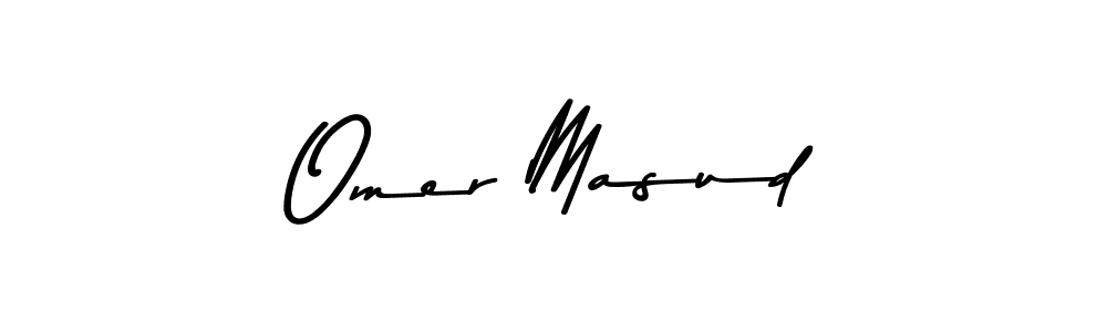 Design your own signature with our free online signature maker. With this signature software, you can create a handwritten (Asem Kandis PERSONAL USE) signature for name Omer Masud. Omer Masud signature style 9 images and pictures png