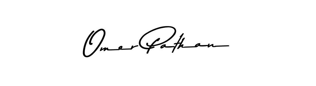 Use a signature maker to create a handwritten signature online. With this signature software, you can design (Asem Kandis PERSONAL USE) your own signature for name Omer Pathan. Omer Pathan signature style 9 images and pictures png