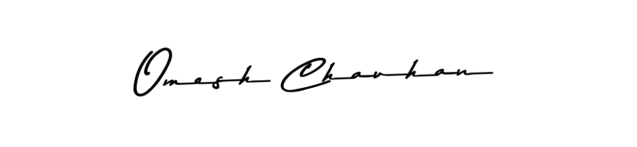 Also we have Omesh Chauhan name is the best signature style. Create professional handwritten signature collection using Asem Kandis PERSONAL USE autograph style. Omesh Chauhan signature style 9 images and pictures png