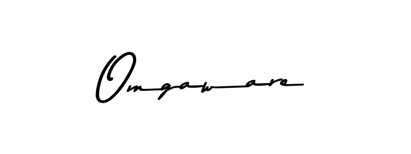 You should practise on your own different ways (Asem Kandis PERSONAL USE) to write your name (Omgaware) in signature. don't let someone else do it for you. Omgaware signature style 9 images and pictures png