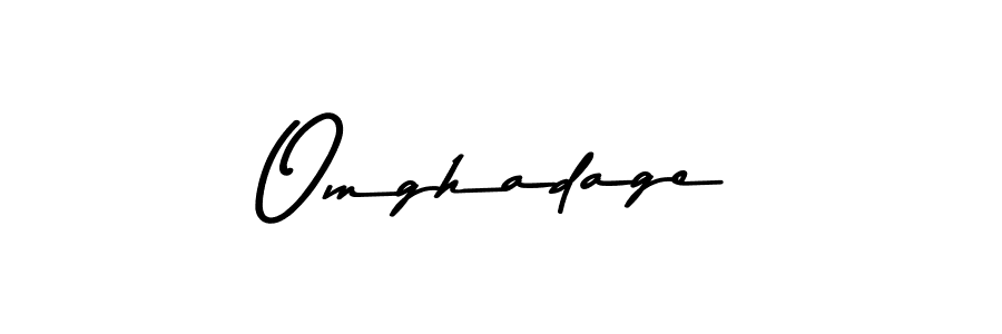 How to Draw Omghadage signature style? Asem Kandis PERSONAL USE is a latest design signature styles for name Omghadage. Omghadage signature style 9 images and pictures png