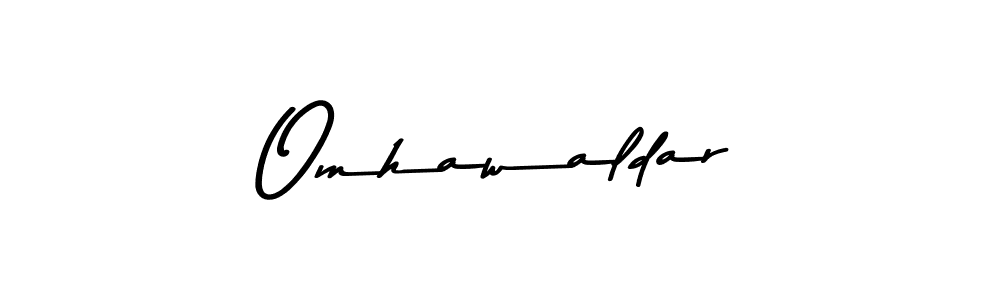 Omhawaldar stylish signature style. Best Handwritten Sign (Asem Kandis PERSONAL USE) for my name. Handwritten Signature Collection Ideas for my name Omhawaldar. Omhawaldar signature style 9 images and pictures png