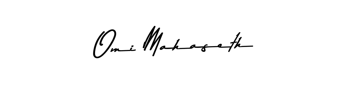 It looks lik you need a new signature style for name Omi Mahaseth. Design unique handwritten (Asem Kandis PERSONAL USE) signature with our free signature maker in just a few clicks. Omi Mahaseth signature style 9 images and pictures png