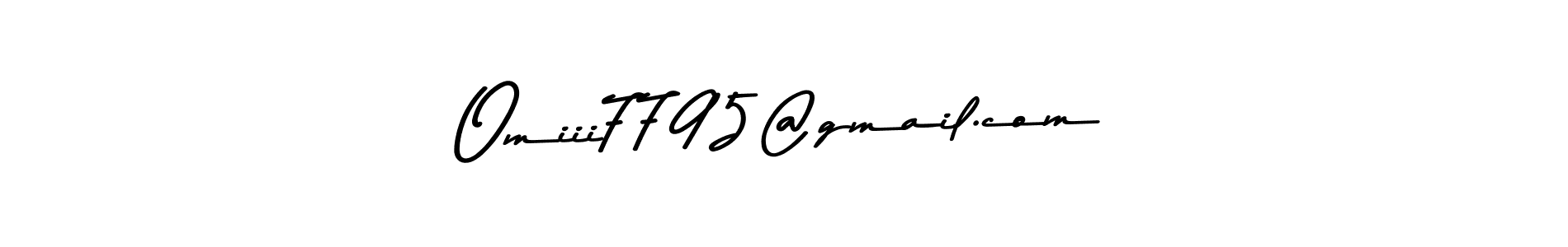 Similarly Asem Kandis PERSONAL USE is the best handwritten signature design. Signature creator online .You can use it as an online autograph creator for name Omiii7795@gmail.com. Omiii7795@gmail.com signature style 9 images and pictures png