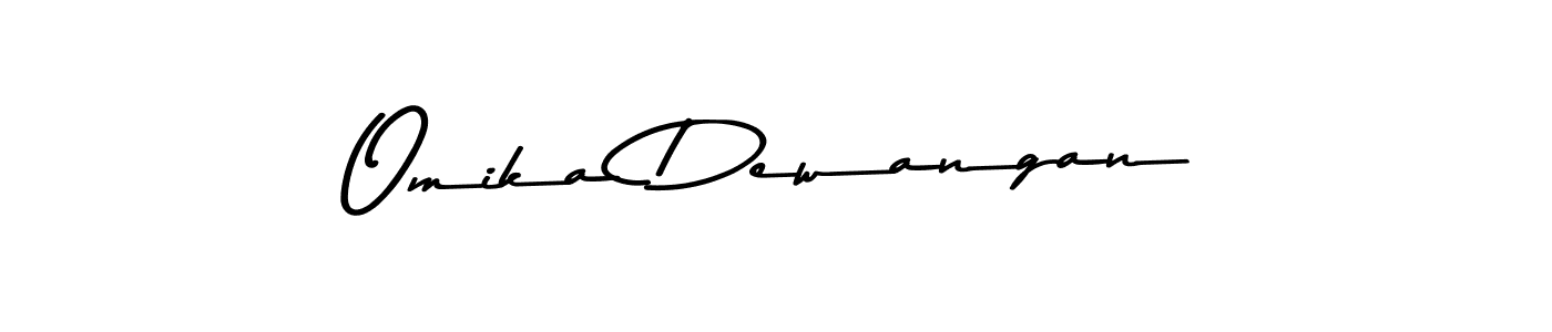 Also You can easily find your signature by using the search form. We will create Omika Dewangan name handwritten signature images for you free of cost using Asem Kandis PERSONAL USE sign style. Omika Dewangan signature style 9 images and pictures png